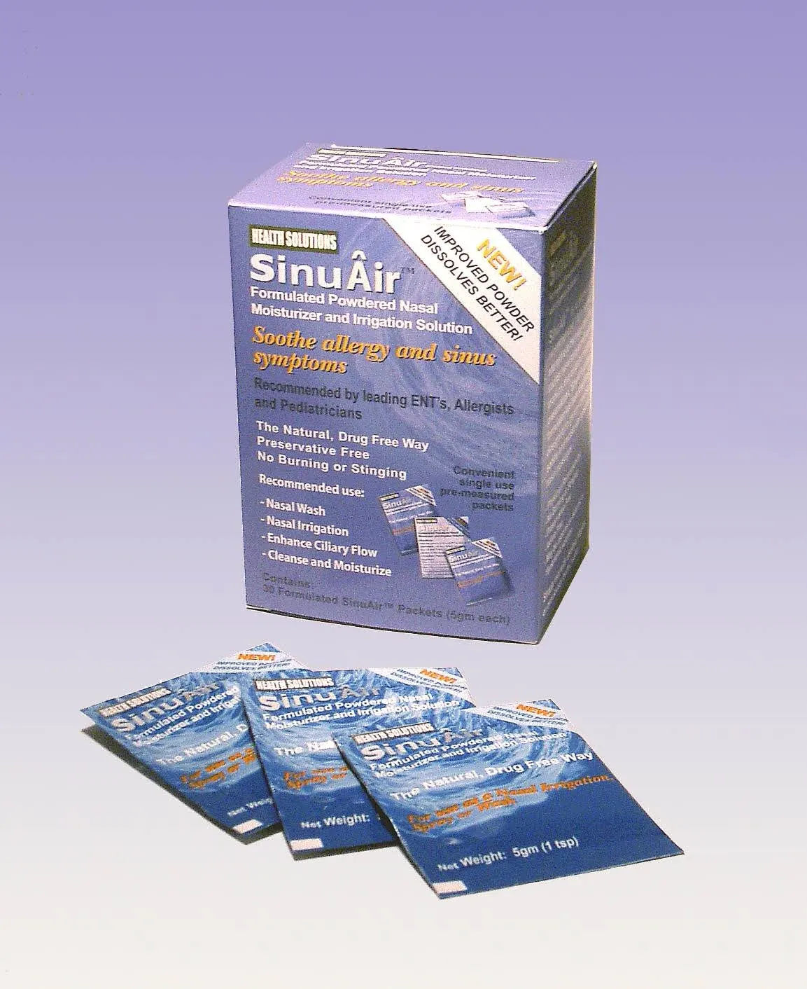 SinuAir Powdered Irrigation Solution - 30 Packets