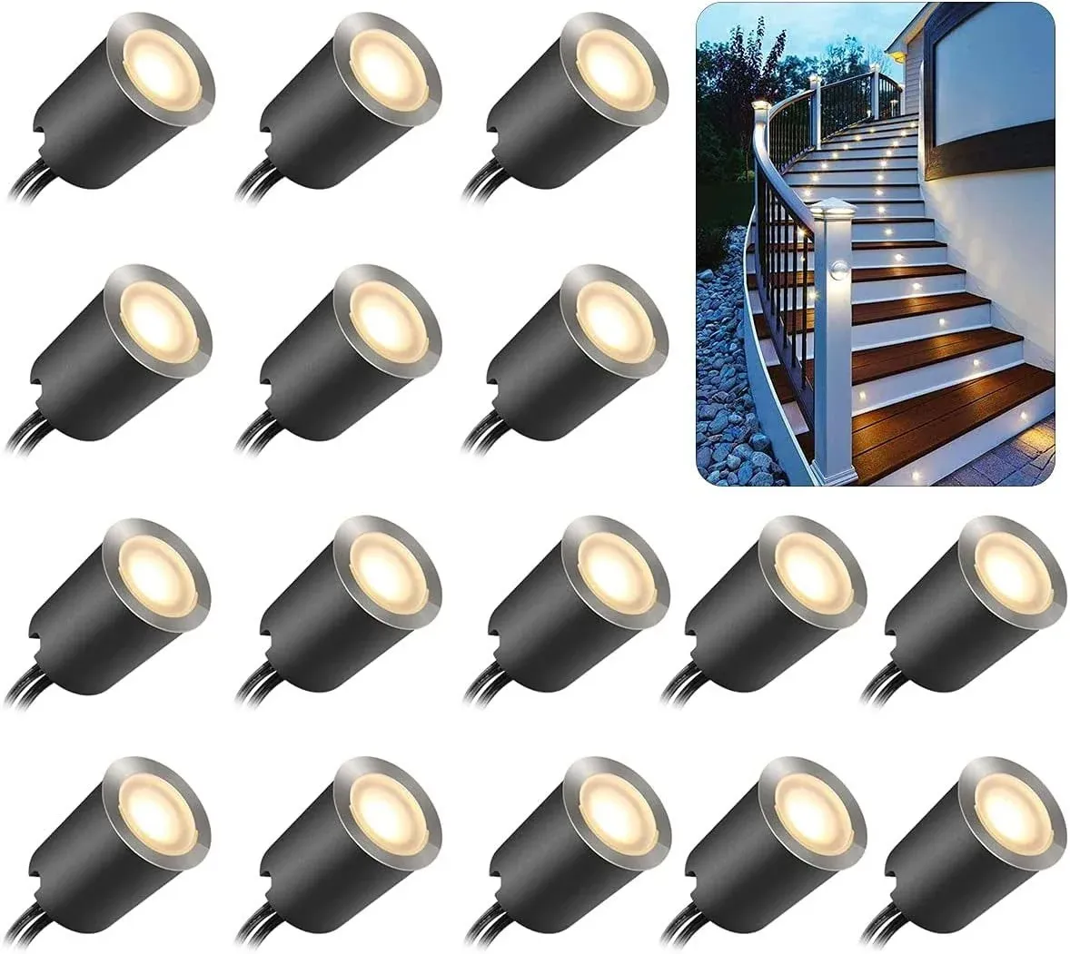 SMY Lighting Recessed LED Deck Light Kits