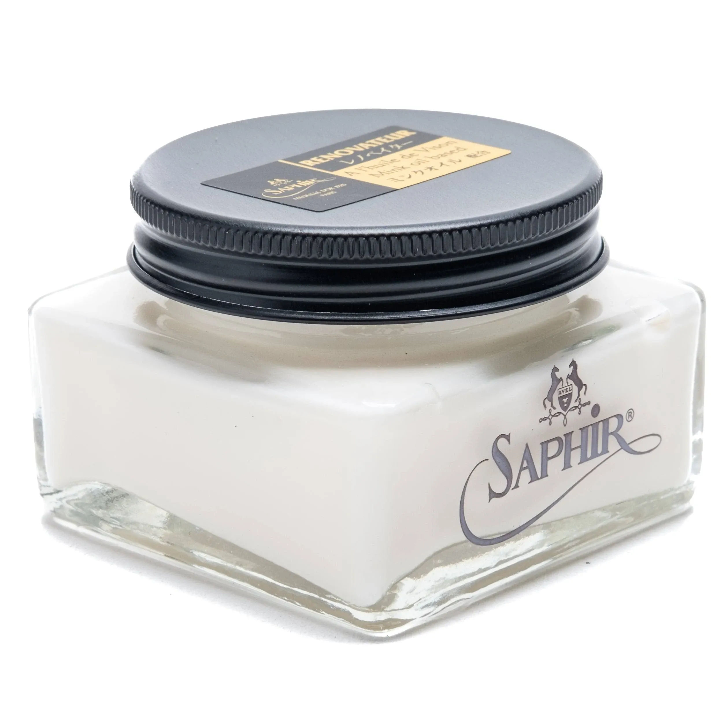 SAPHIR Medaille d'Or Renovator – All-Purpose Leather Shoe Cleaner & Conditioner - With Macademia Oil