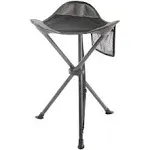 Quechua Multi-Use Stool (Camping,Backp<wbr/>acking,Fishing<wbr/>/Hunting),Dark Gray,2.2 lbs.