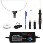 4 in 1 Foam Cutter Set with Digital Voltage Controller, GOCHANGE Electric Cutting Machine Pen Tools Kit, 100-240V /18W Styrofoam Cutting Pen with Ele