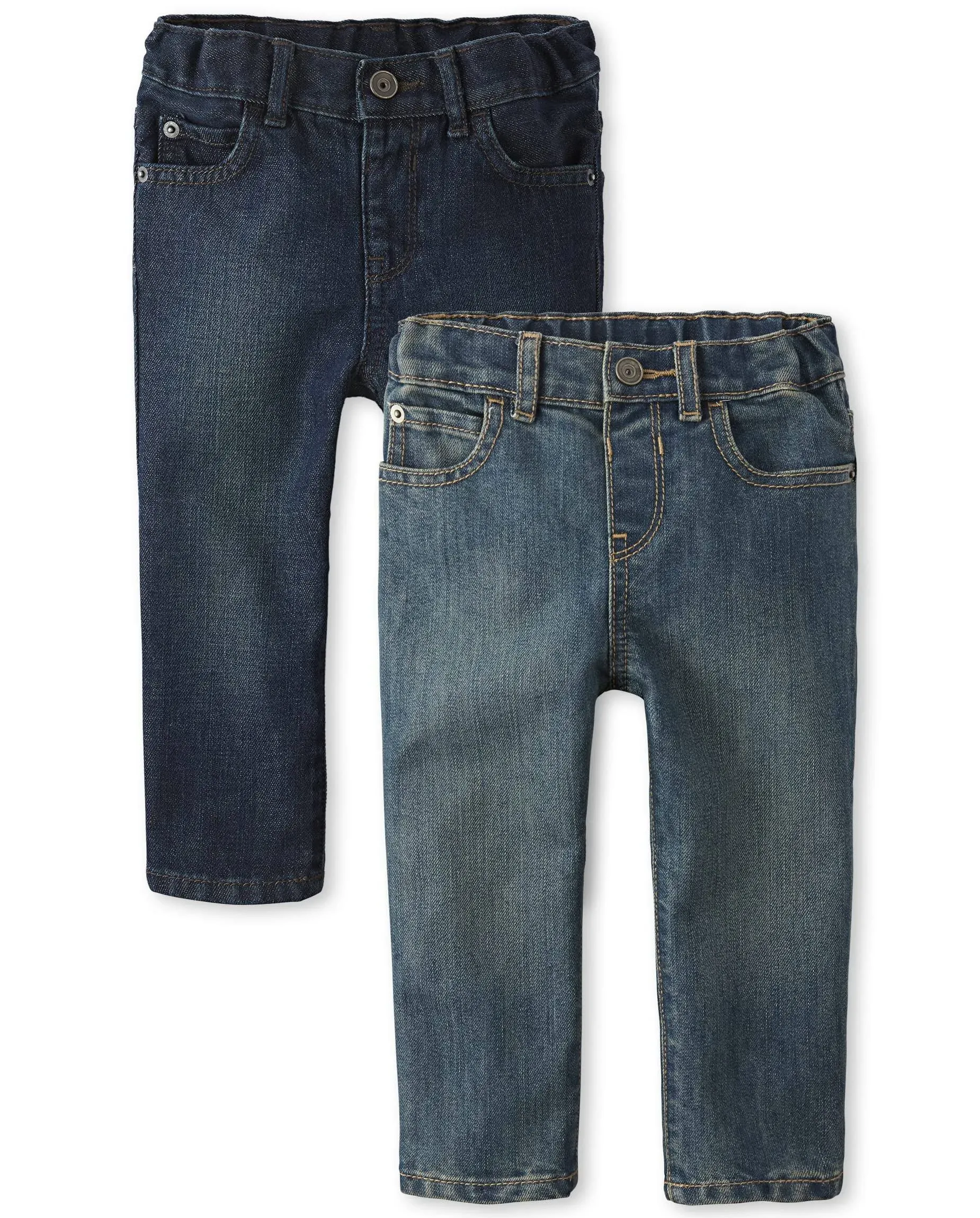 The Children's Place Baby and Toddler Boys' Basic Skinny Jeans, Multipack