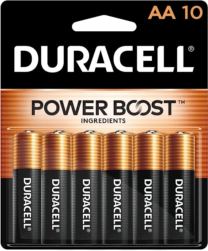 AA Duracell Coppertop Alkaline Batteries