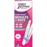 First Response Triple Check Pregnancy Test Kit - 3ct