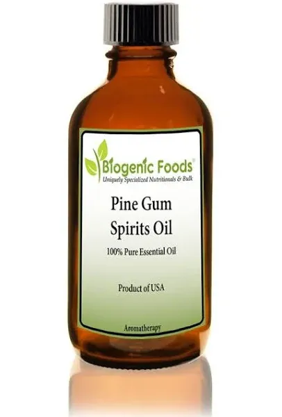 Pine Gum Spirits - Pure Organic Essential Oil of Pine (Not Rectified Paint Grade ...