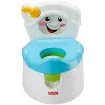 Fisher-Price Baby Toddler Toilet Learn-To-Flush Potty Training Seat With Lights Sounds Phrases And Removable Potty Ring