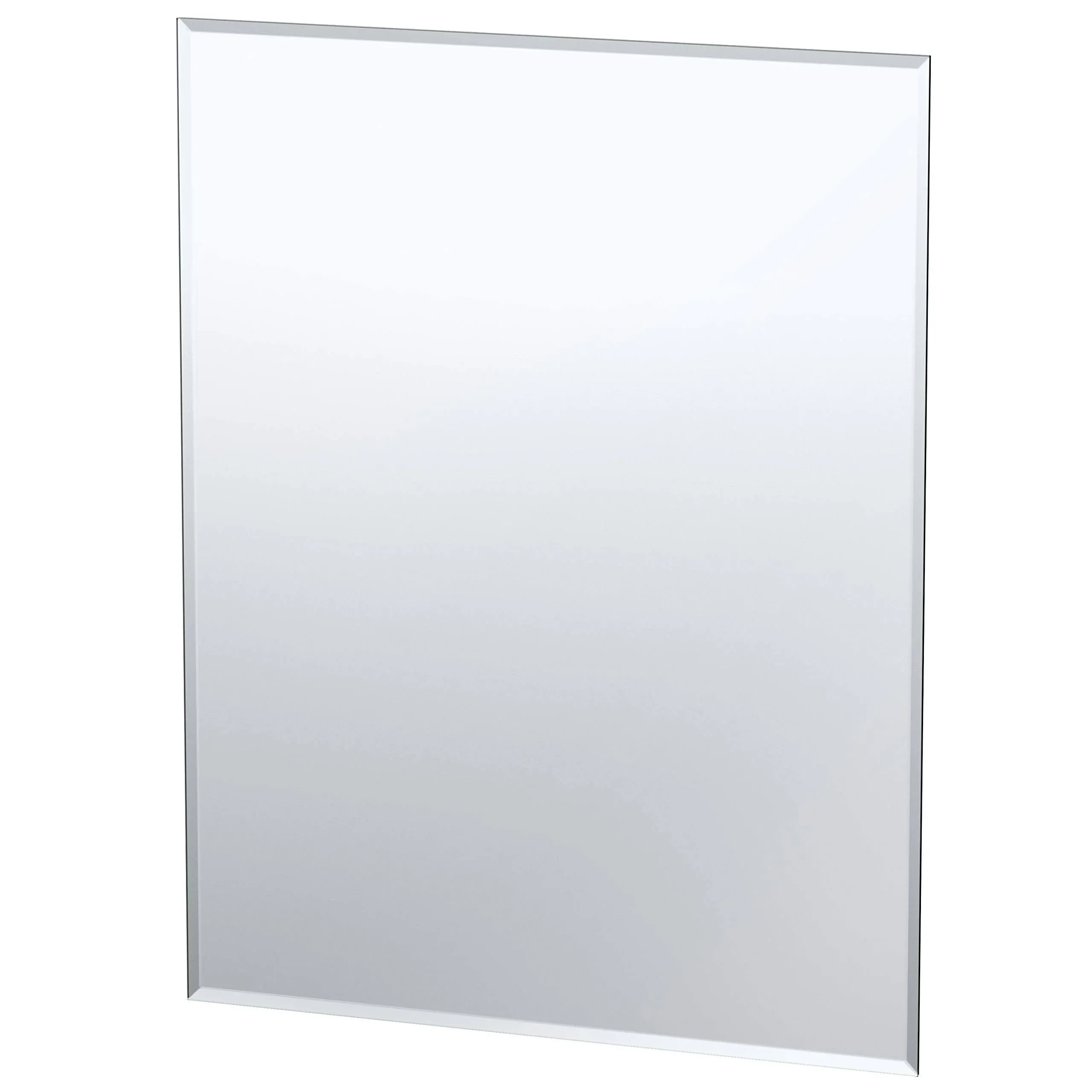 Gatco 1804 Bathroom Wall Mirror, 36" H x 28" W Modern Mirror for Living Room, Vanity, Slim Design Beveled Frameless Extra Large Rectangle - Hangs Horizontal or Vertical with Easy Mount Safety Bracket