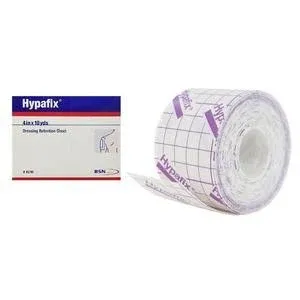 Hypafix Dressing Retention Tape - 4" x 10 Yards - 3 Boxes