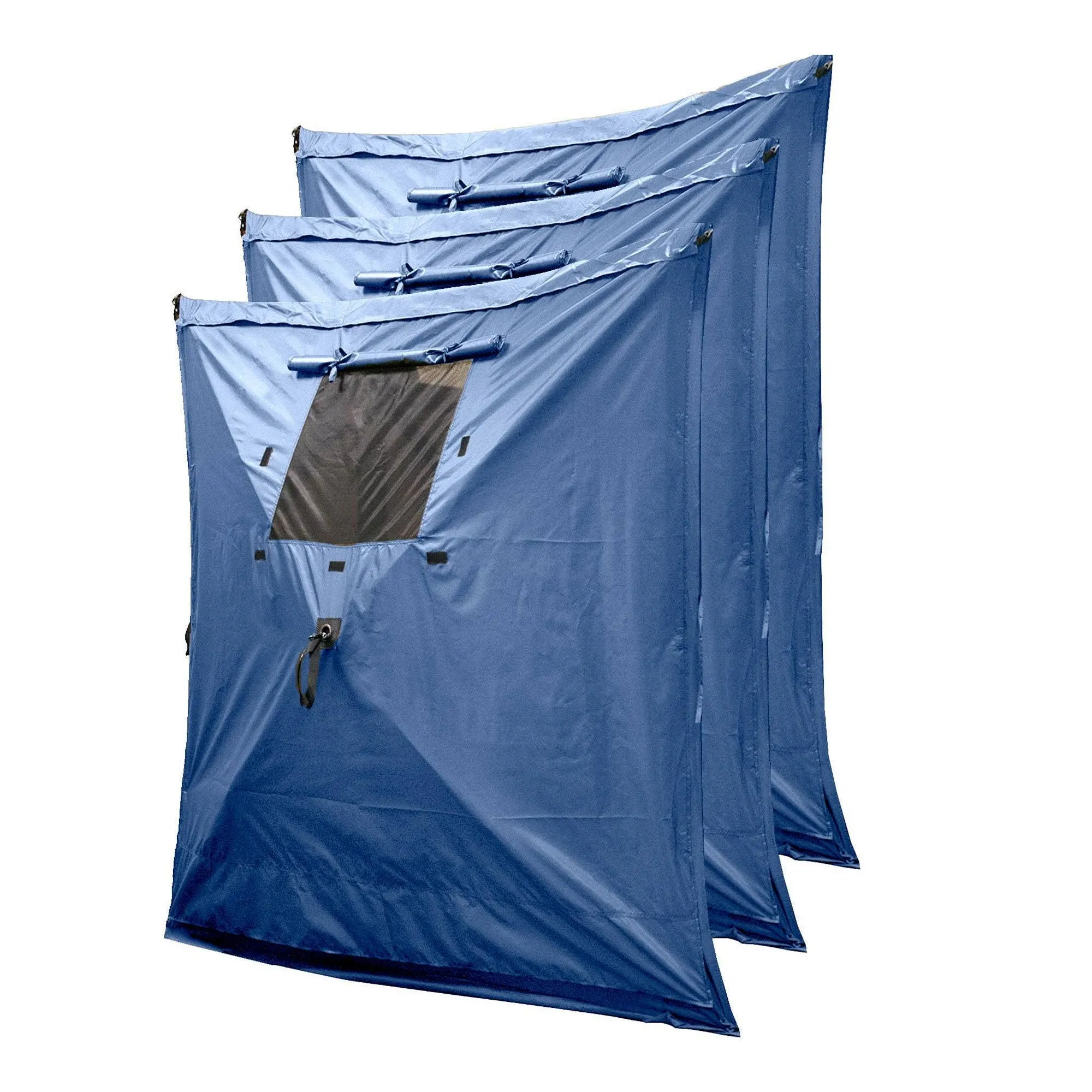 Clam Quick-Set Screen Tent Wind & Sun Panel, Accessory Only, Blue (3 Pack)