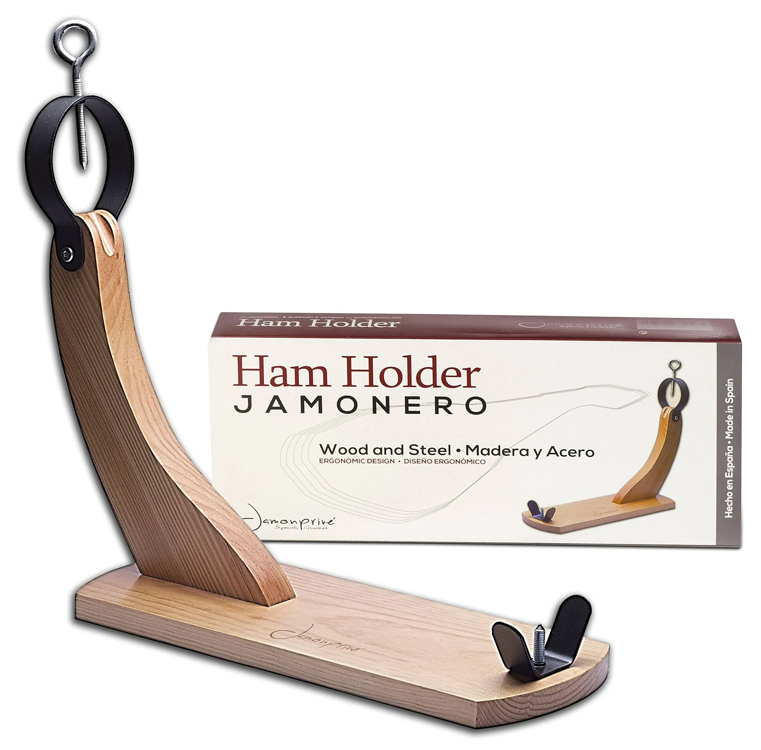 Jamonprive Ham Stand Spain - Jamonero Ham Holder for Spanish Hams and Italian ...