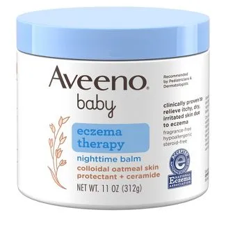 Aveeno Baby Eczema Therapy Nighttime Balm, 11 Oz