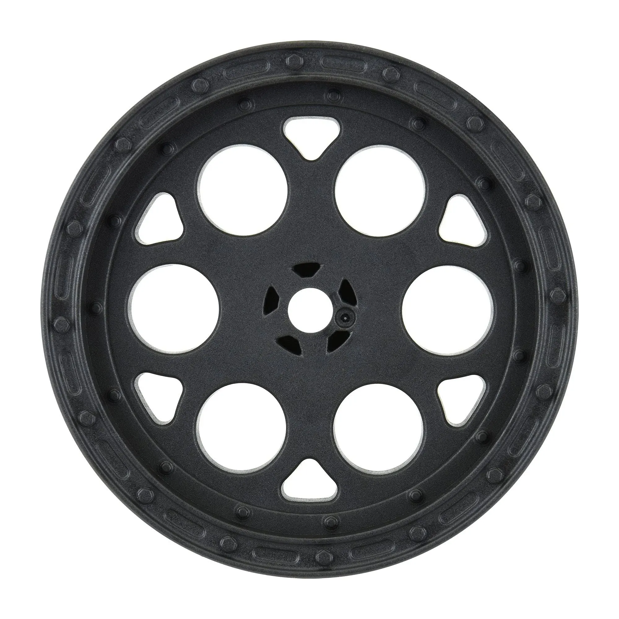 Pro-Line Showtime 2.2" Sprint Car Rear Sprint Wheels (Black) w/12mm Hex