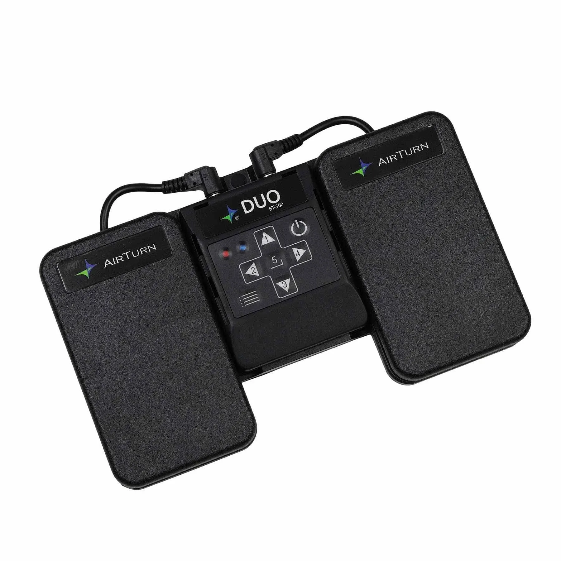 AirTurn DUO500 Dual Wireless Pedal Controller w/ Removable Bluetooth Remote duo-500