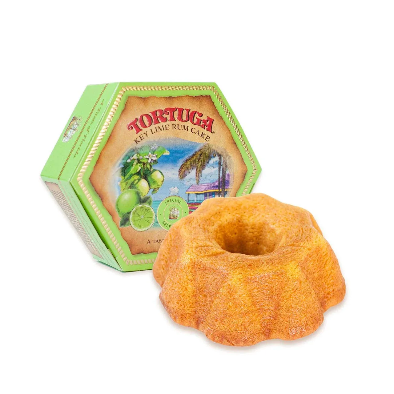 Tortuga Taste of Florida Key Lime Rum Cake - 4 oz