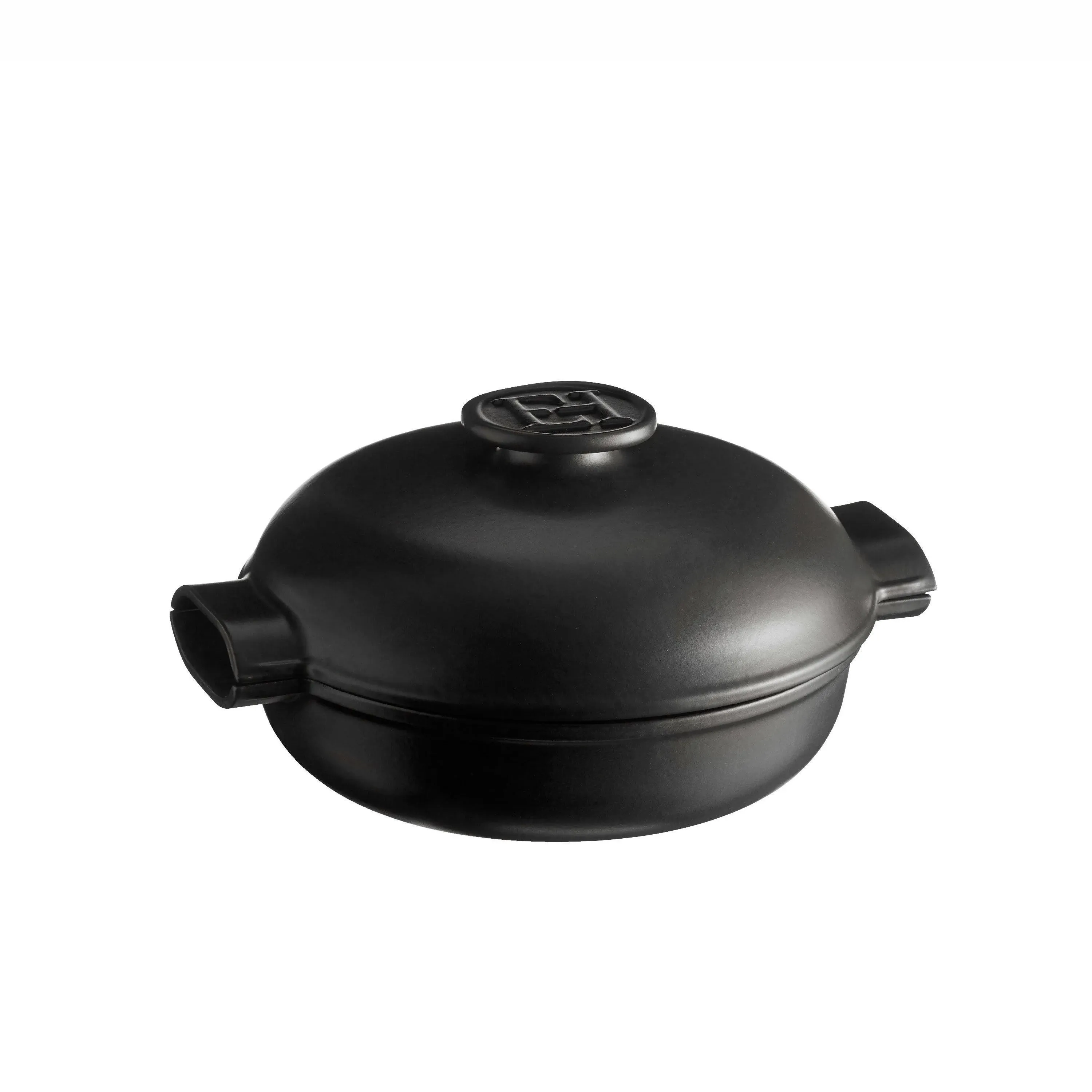 Emile Henry Delight Ceramic 2.5 Quart Braiser, Slate