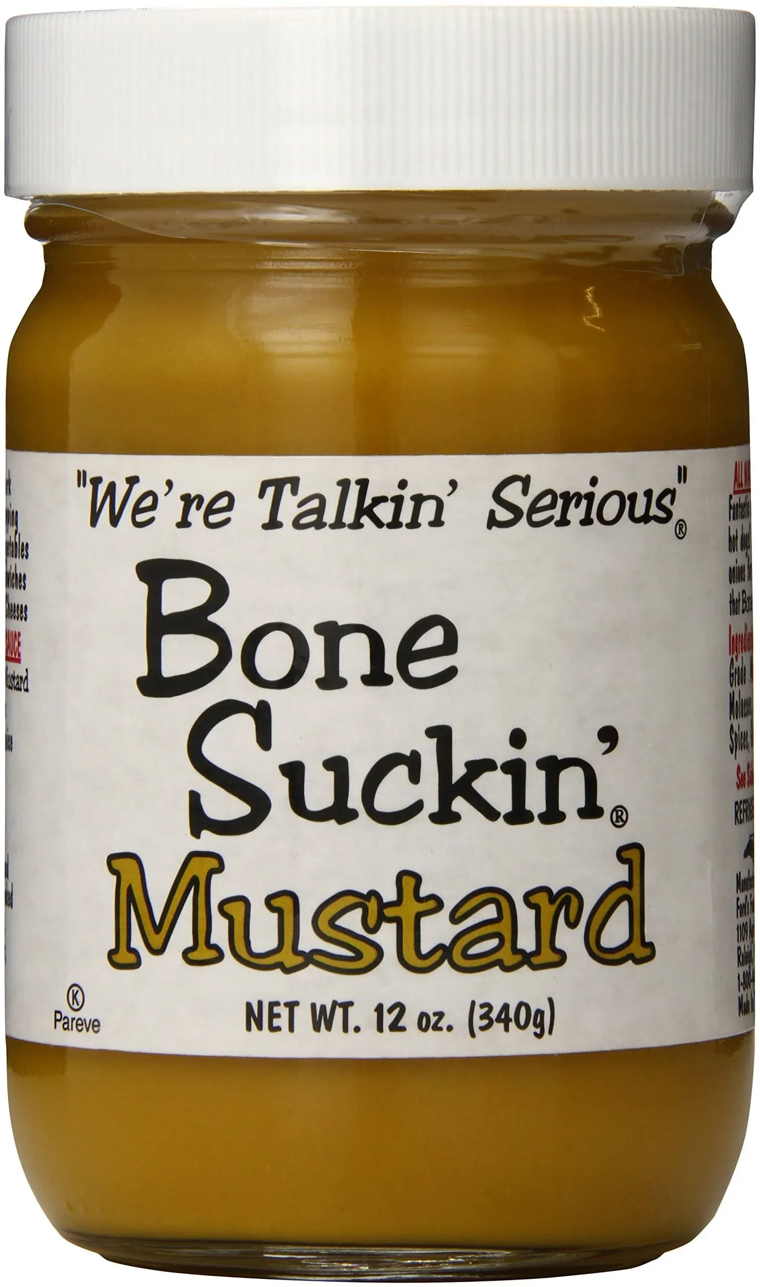 Bone Suckin Mustard, Sweet Spicy - 12 oz