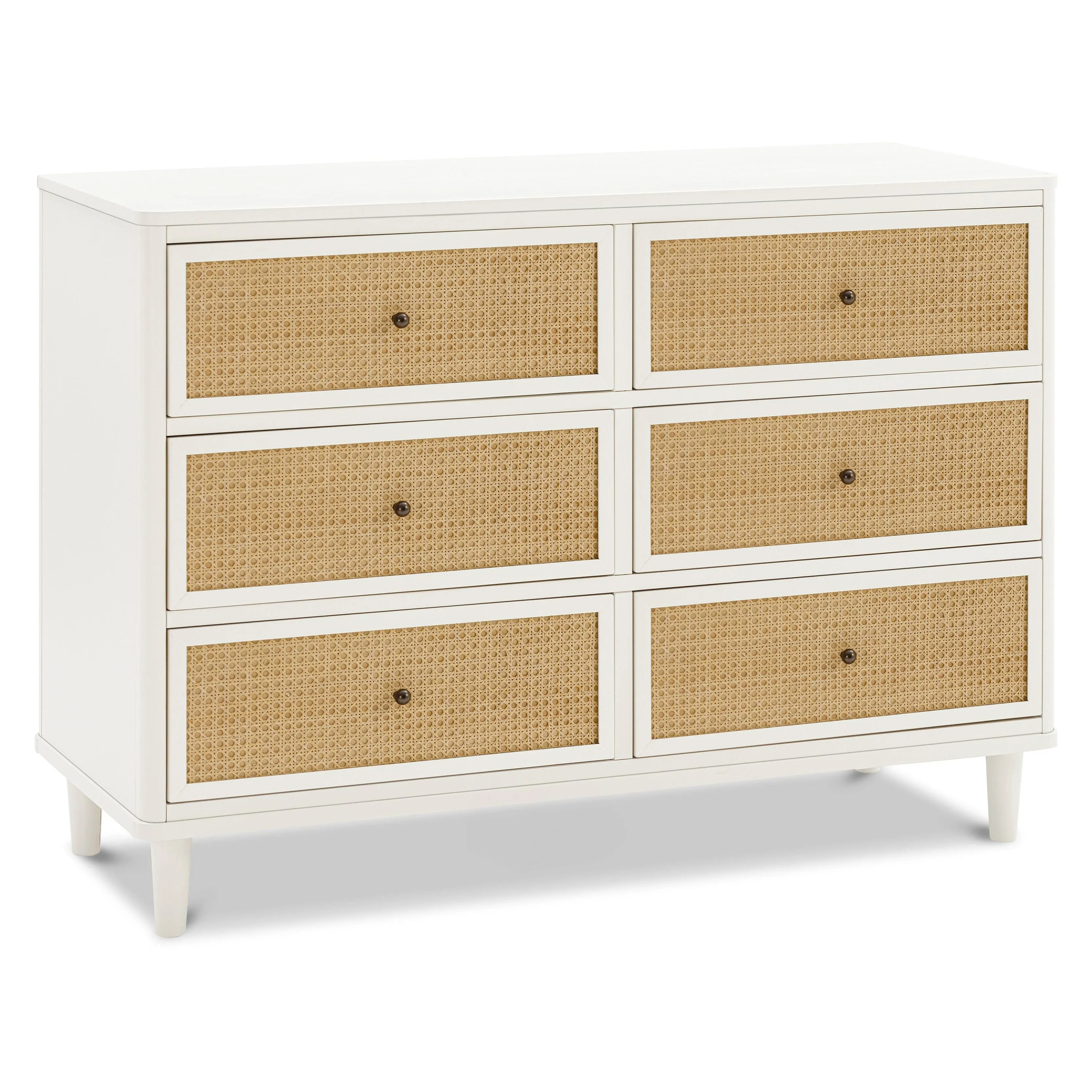 Namesake Marin with Cane 6 Drawer Assembled Dresser