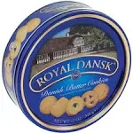 Royal Dansk Danish Butter Cookies, Valentine's Day Gift, 8oz Boxes (Pack of 3)