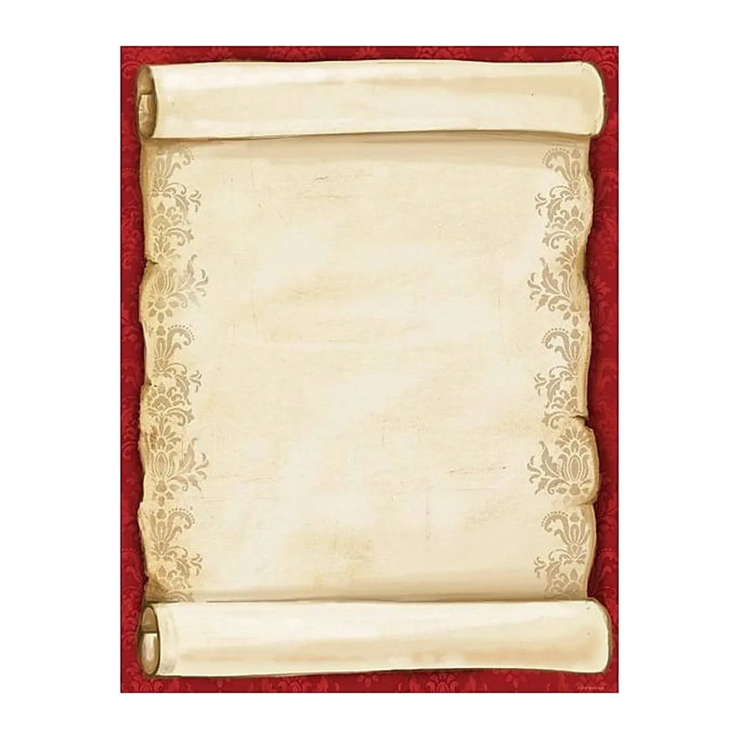 Great Papers! Christmas Scroll Letterhead, 80 count, 11" x 8.5" (2012250)