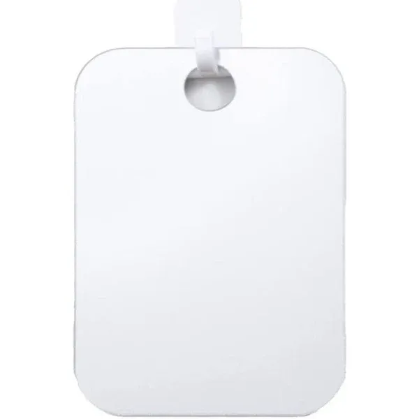 Shave Well Fogless Shower Mirror, White