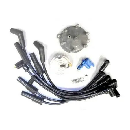 Ignition Tune-Up Kit - Compatible with 1984-1996 Ford F150 4.9L 6-Cylinder (with Tall Distributor Cap)