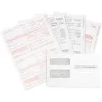 1099 MISC Forms 2023, 4 Part Tax Forms Kit, 25 Vendor Kit of Laser Forms, Compat