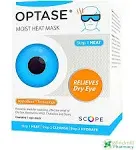 Optase Moist Heat Eye Mask - Washable and Reusable Heated & Cooling Gel Eye Mask - HydroBead Technology for Dry Eye Relief