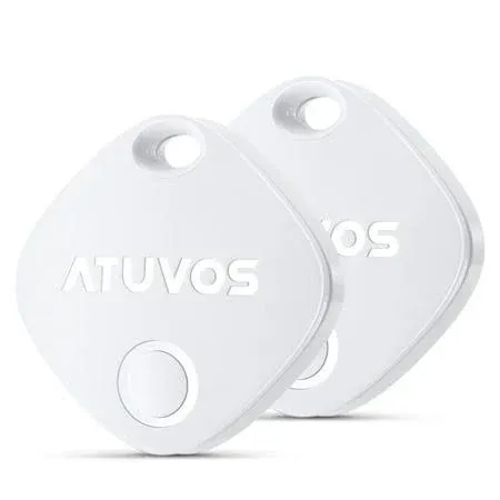 ATUVOS Luggage Tracker, Key Finder, Smart Bluetooth Tracker Pairs with Apple Find ...