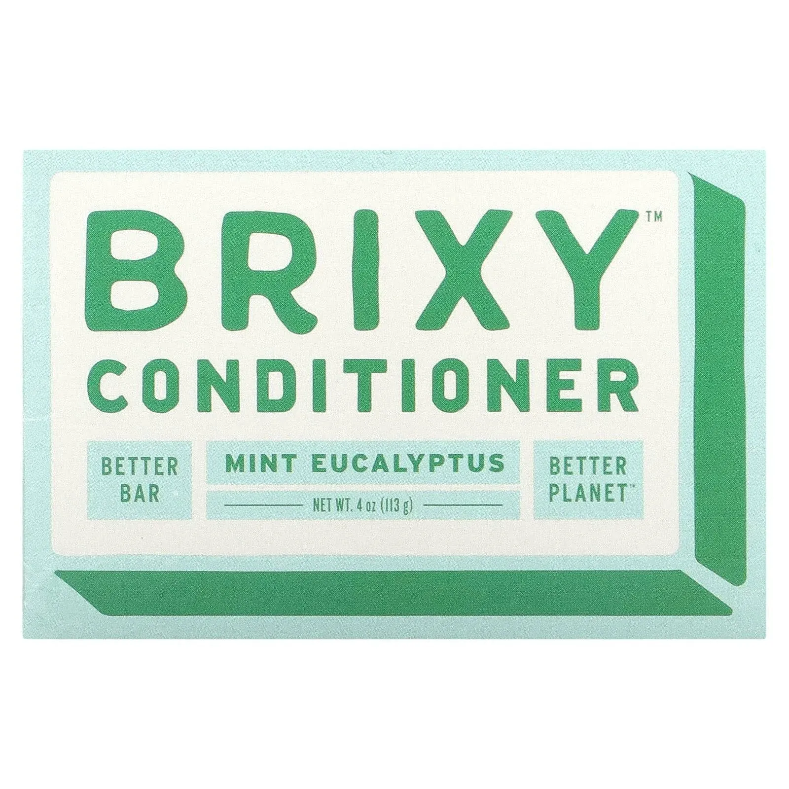 Brixy - Conditioner Bar Mint Eucalyptus - 1 Each -4 Oz