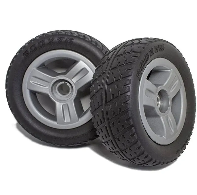 New Solutions DW820 Pride Go-Go Elite Traveller 3 or 4 Wheel Scooter Rear Wheels and Tire Replacement, Pair, NOT FOR ELITE PLUS