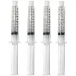 Teeth Whitening Gel Syringe Dispensers 22% Carbamide Peroxide Tooth Bleaching Products 10ml Dispensers 4 Pcs