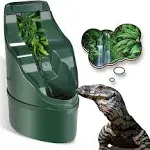 NEPTONION Reptile Chameleon Cantina Drinking Fountain Water Dripper Comes With Feeding Tongs And Frosted Tweezer For Amphibians Insects Lizard