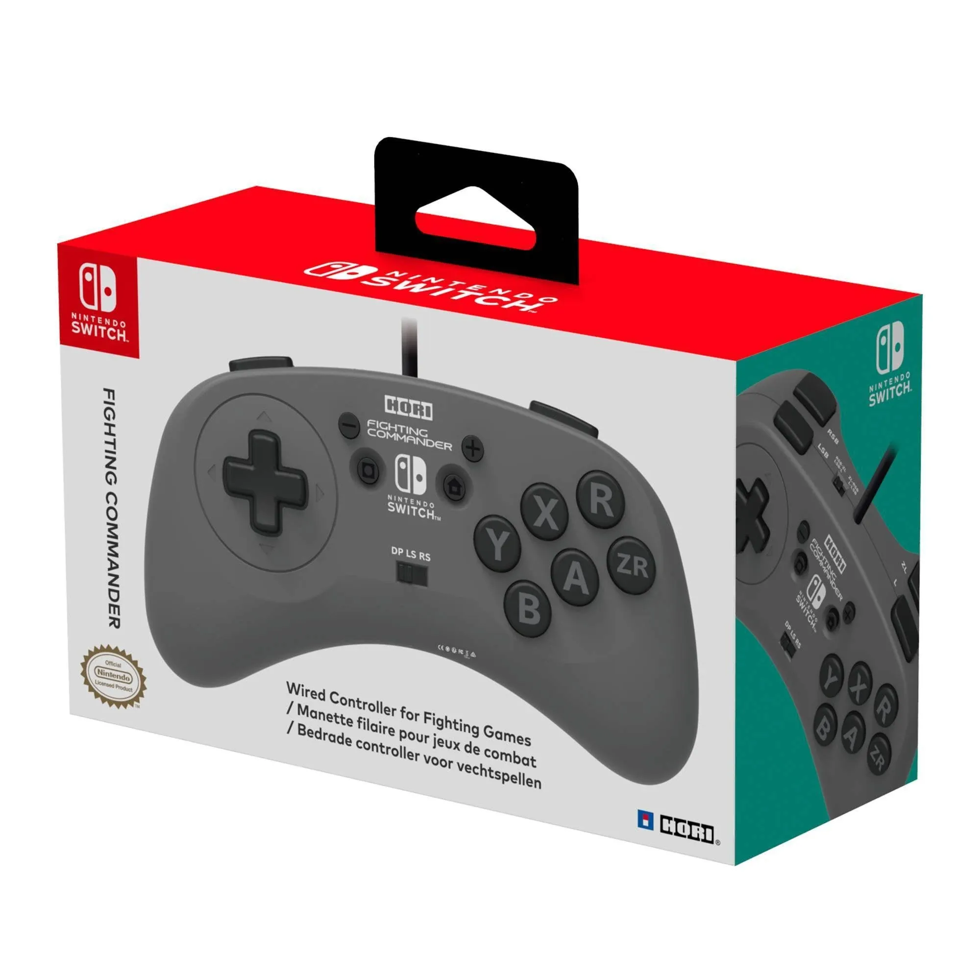 HORI Nintendo Switch Fighting Commander Officially Licensed By Nintendo - Nintendo Switch