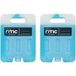 RTIC Ice Pack Refreezable and Reusable Cooler Ice Pack with Break-Resistant Design, Small (2 Pack)