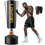 LEKÄRO Punching Bag 70" with Boxing Gloves, Heavy Boxing Bag with Stand for Adult Teens, Kickboxing Bag for MMA Muay Thai Fitness