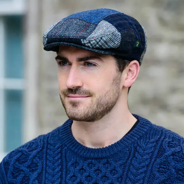 Mucros Weavers Irish Flat Cap Men Trinity Tweed Hat Driving Cap Made in Ireland