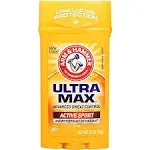 ARM & Hammer Ultramax Solid Antiperspirant Deodorant Active Sport 2.6 Oz (Pack of 4)