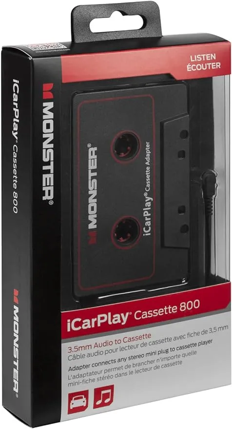 Monster Cassette Adapter to 3.5mm Audio