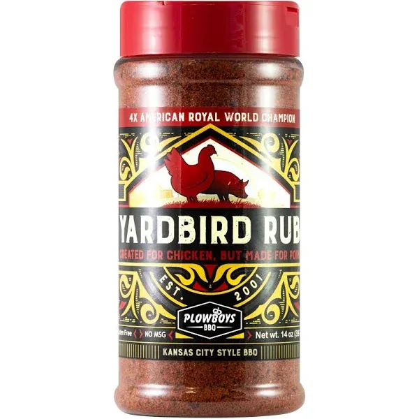 Plowboys BBQ Bovine Bold & Yardbird Seasoning Rub Award Winning Barbeque Rub