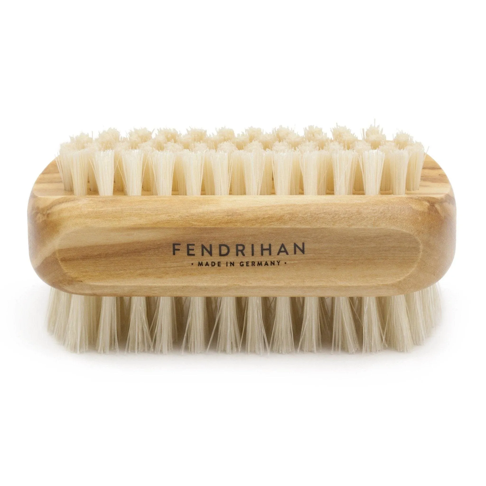 Genuine Boar Bristle Nail Brush with Real Olive Wood Handle MADE IN GERMANY