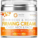 Hibiscus &amp; Honey Firming Cream, Neck Firming Cream, Skin Tightening Cream, Skin 