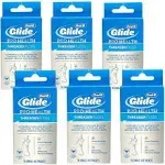 Glide Threader Floss, 30-Count Boxes of Single-Use Packets (Pack of 6)