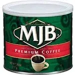 MJB Coffee, Premium Blend Ground Coffee, Light Roast, 26 oz