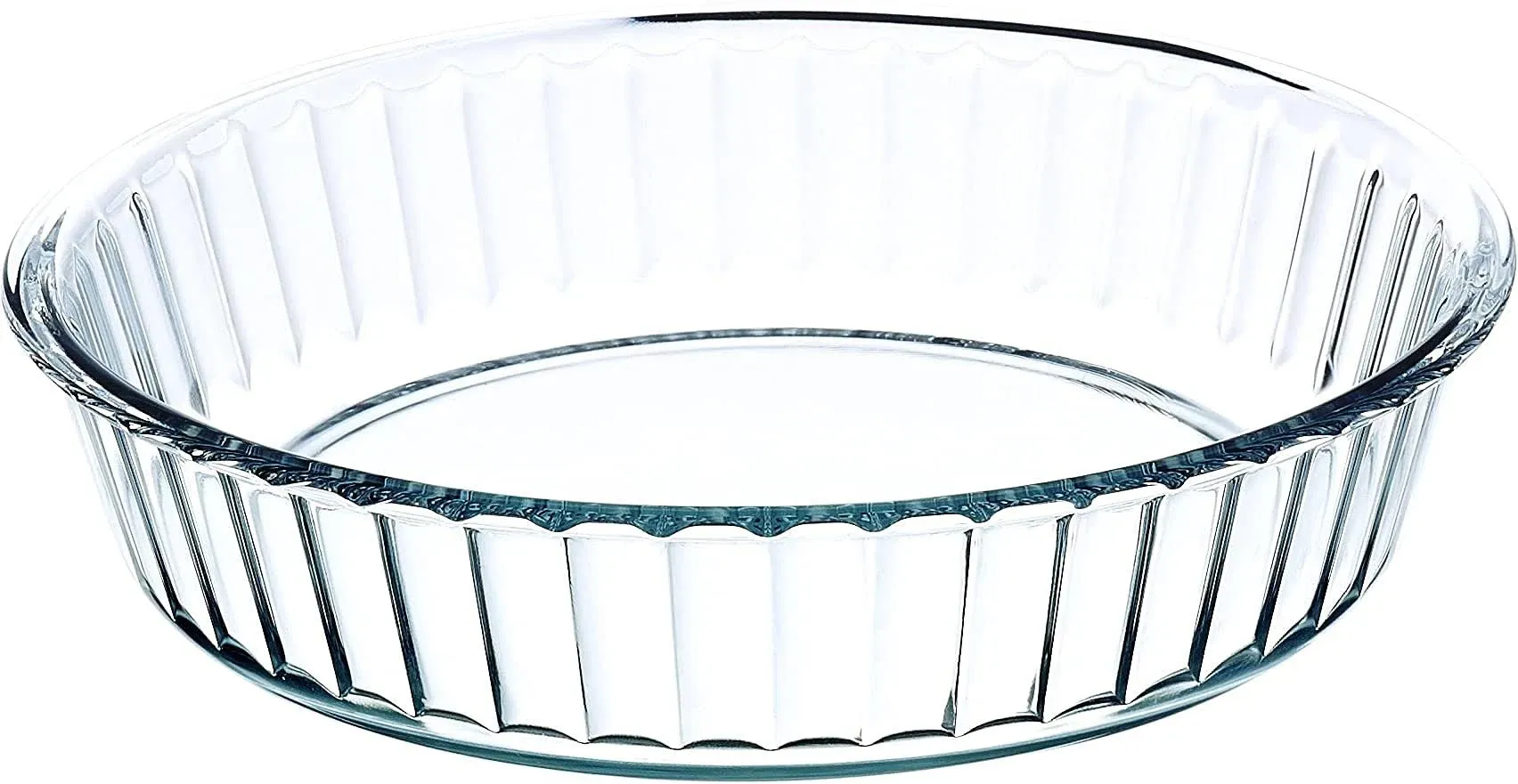 Glass Pie Pan for Baking 10.25 Inch Deep Round Pie Plate Dish Apple Pumpki