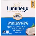 Lumineux Teeth Whitening Strips 21 Treatments - Enamel Safe for Whiter Teeth - Whitening Without the Sensitivity - Dentist Formulated and Certified Non-Toxic - Sensitivity Free