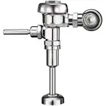 Sloan Regal 186 - Flushometer manual expuesto, válvula de descarga manual de 1.5 GPF - Mango de descarga simple sin sujeción, conexión de accesorio superior con acabado cromado pulido, 3082653