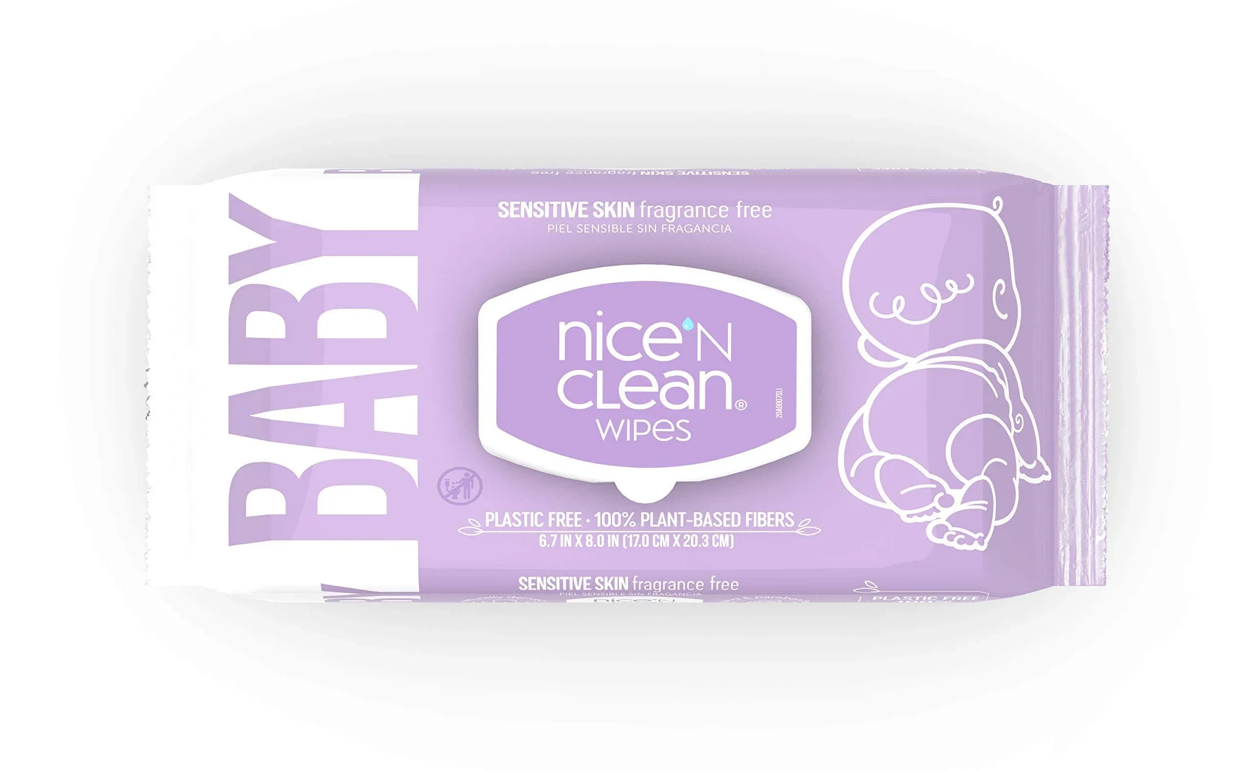 Nice 'n Clean Sensitive Skin Baby Wipes 56 ct