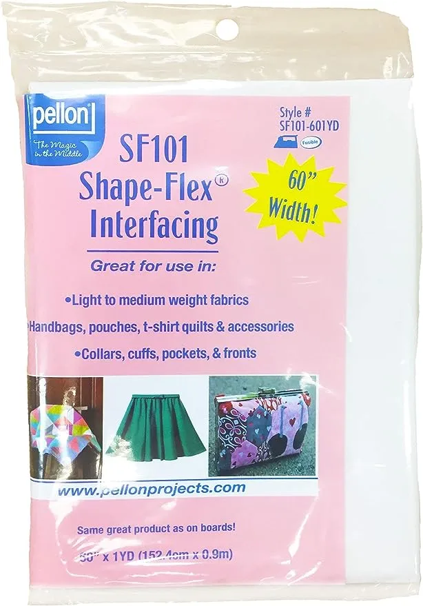 PELSF101.601YD Shape-Flex 100% Cotton Wht