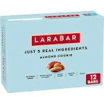 LÄRABAR Almond Cookie, Gluten Free Vegan Fruit & Nut Bars - 12 ct