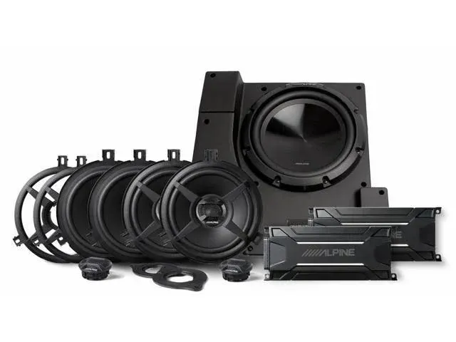 Alpine PSS-22WRA Jeep Wrangler JK Unlimited Weather Resistant Sound System Upgrade